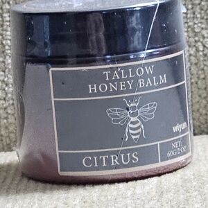 Citrus Tallow Honey Balm - Black and Brown